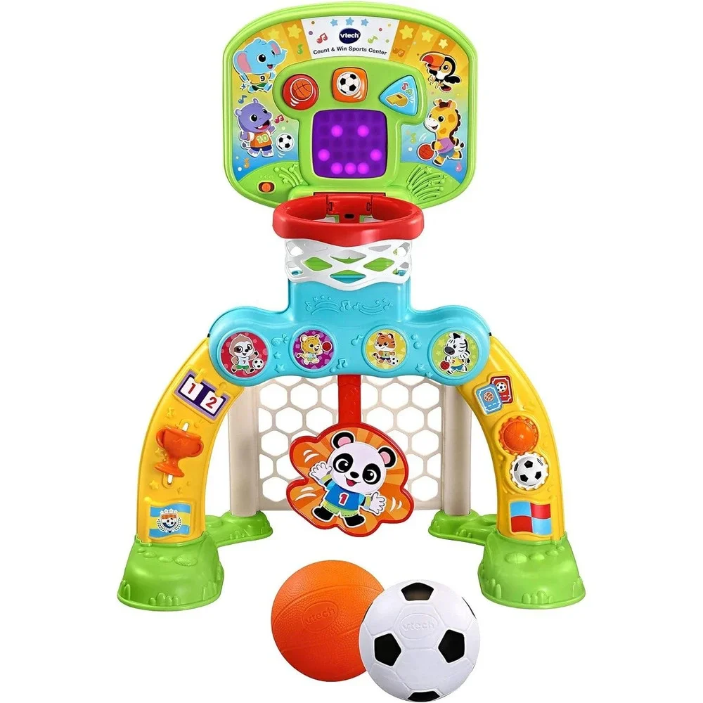 VTech Count & Win Sports Center with Basketball and Soccer Ball
